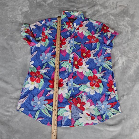 Vineyard Vines Slim Fit Murray Shirt Mens L Floral Hawaiian Lightweight - Picture 9 of 9
